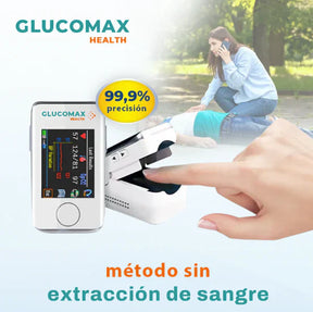 Medidor láser no invasivo GlucoMax [99,9% DE PRECISIÓN]